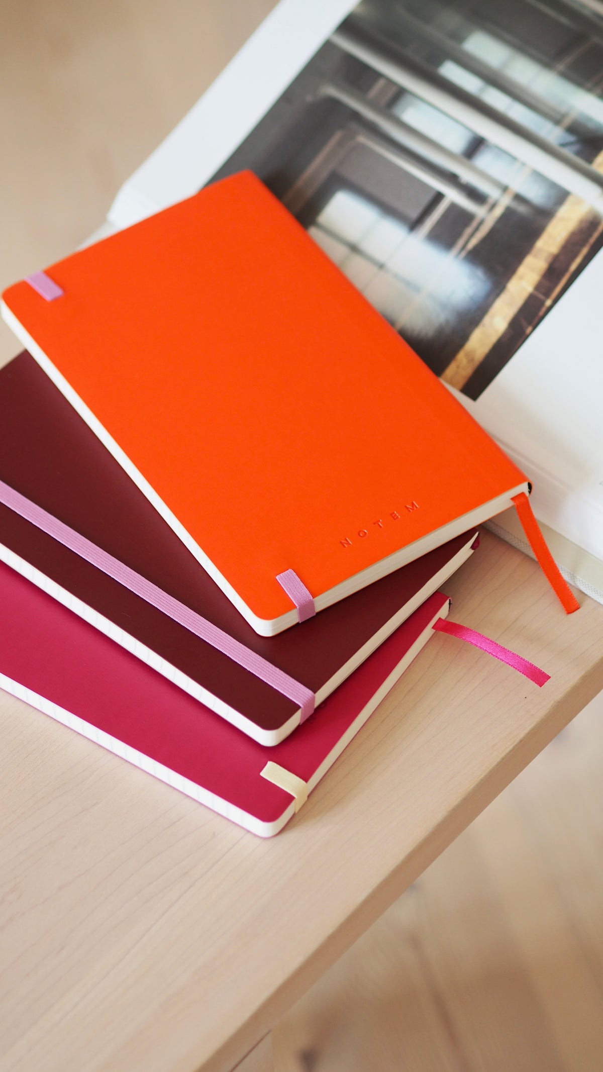 Flow Notebook, Medium, Orange