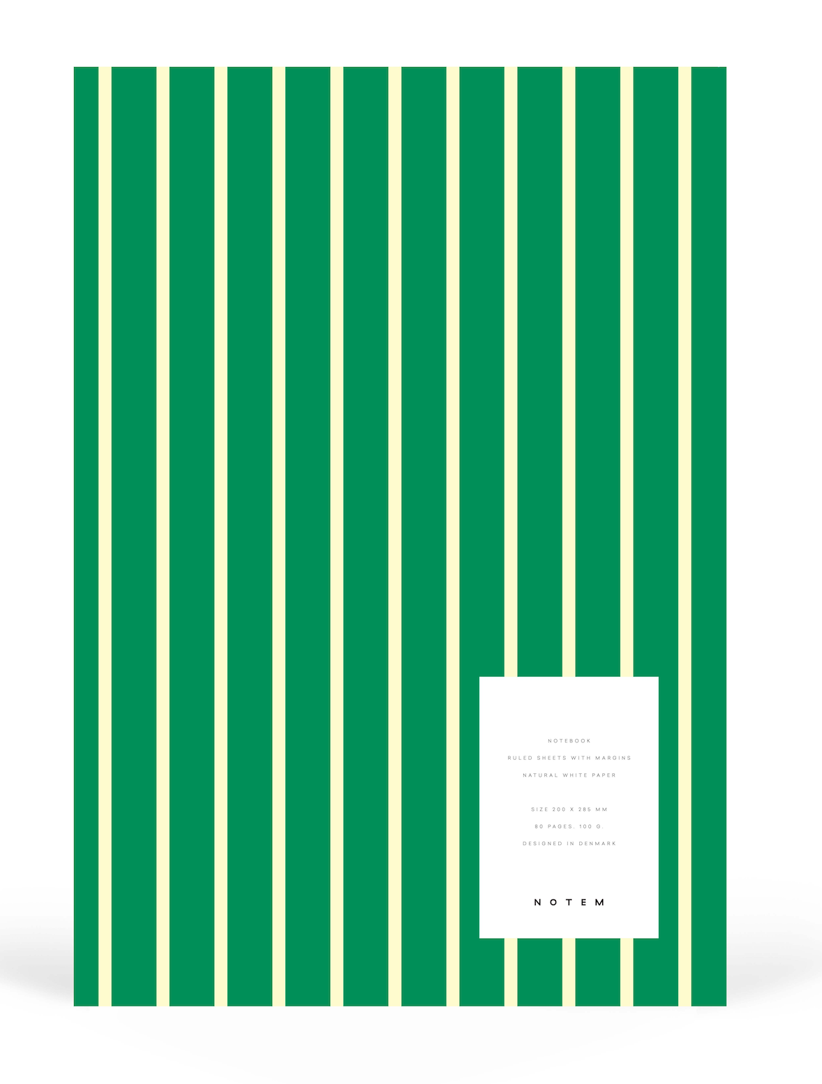 Vita Notebook - Large, Green & Yellow