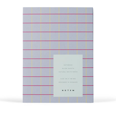 UMA Notebook, Small - Lavender Check