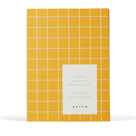 UMA Notebook, Small - Ochre Check