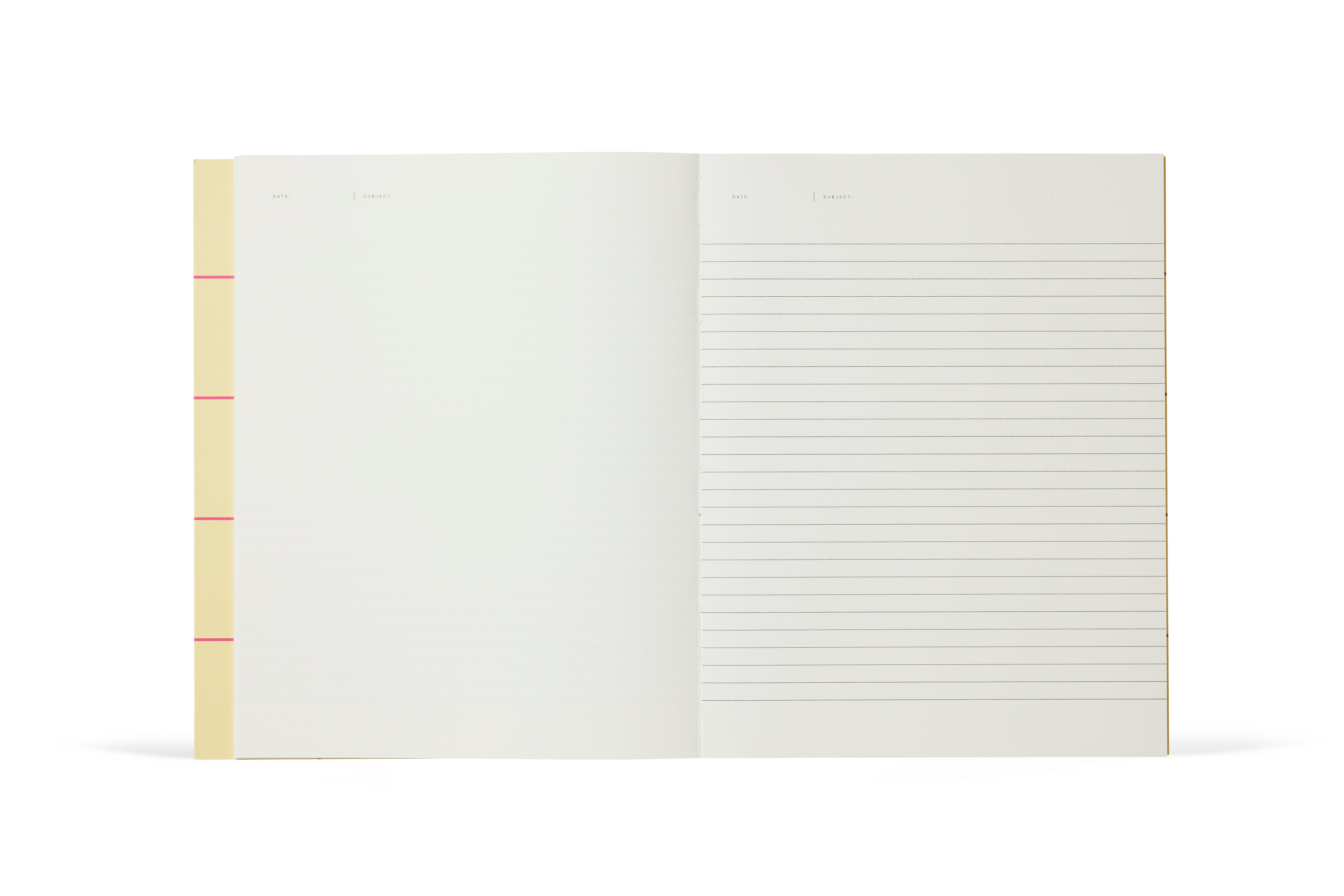 UMA Notebook, Groß - Gelbes Karo
