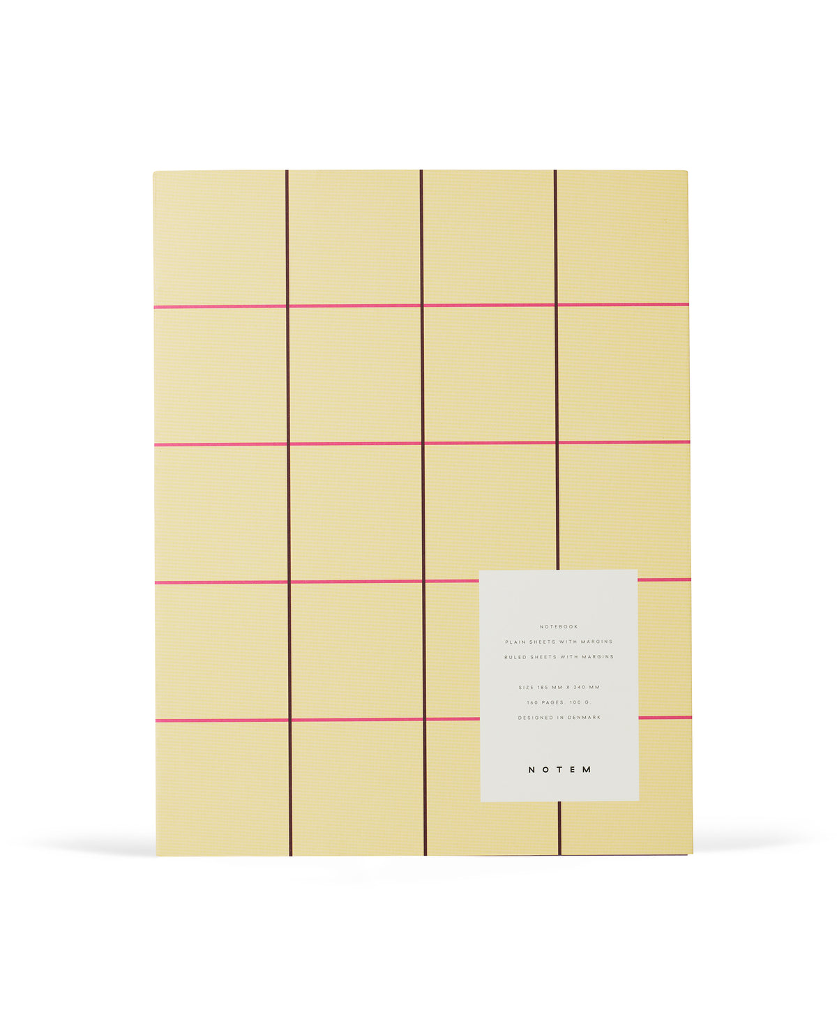 UMA Notebook, Large - Yellow Check