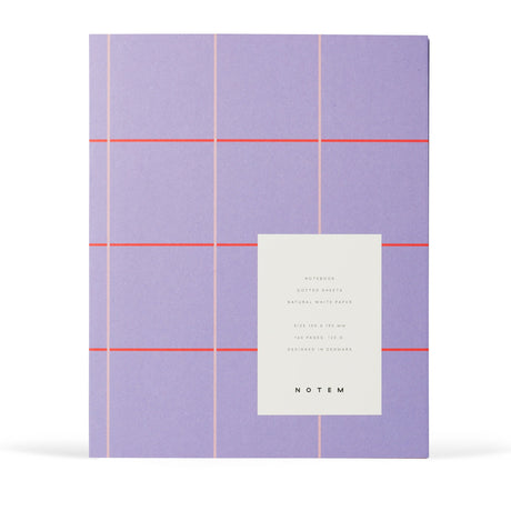 UMA Notebook, Medium - Lavender Check