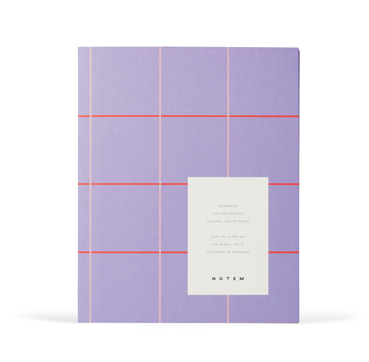 UMA Notebook, Medium - Lavender Check