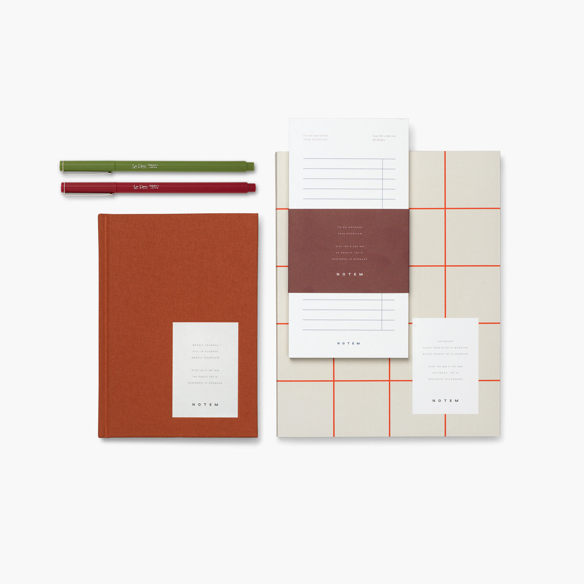 Notem Studio Gift Set Chunky Notes and Weekly Plans