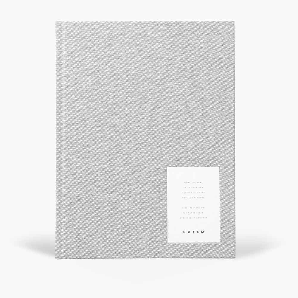 Notem Even Work Journal Light Gray Cover