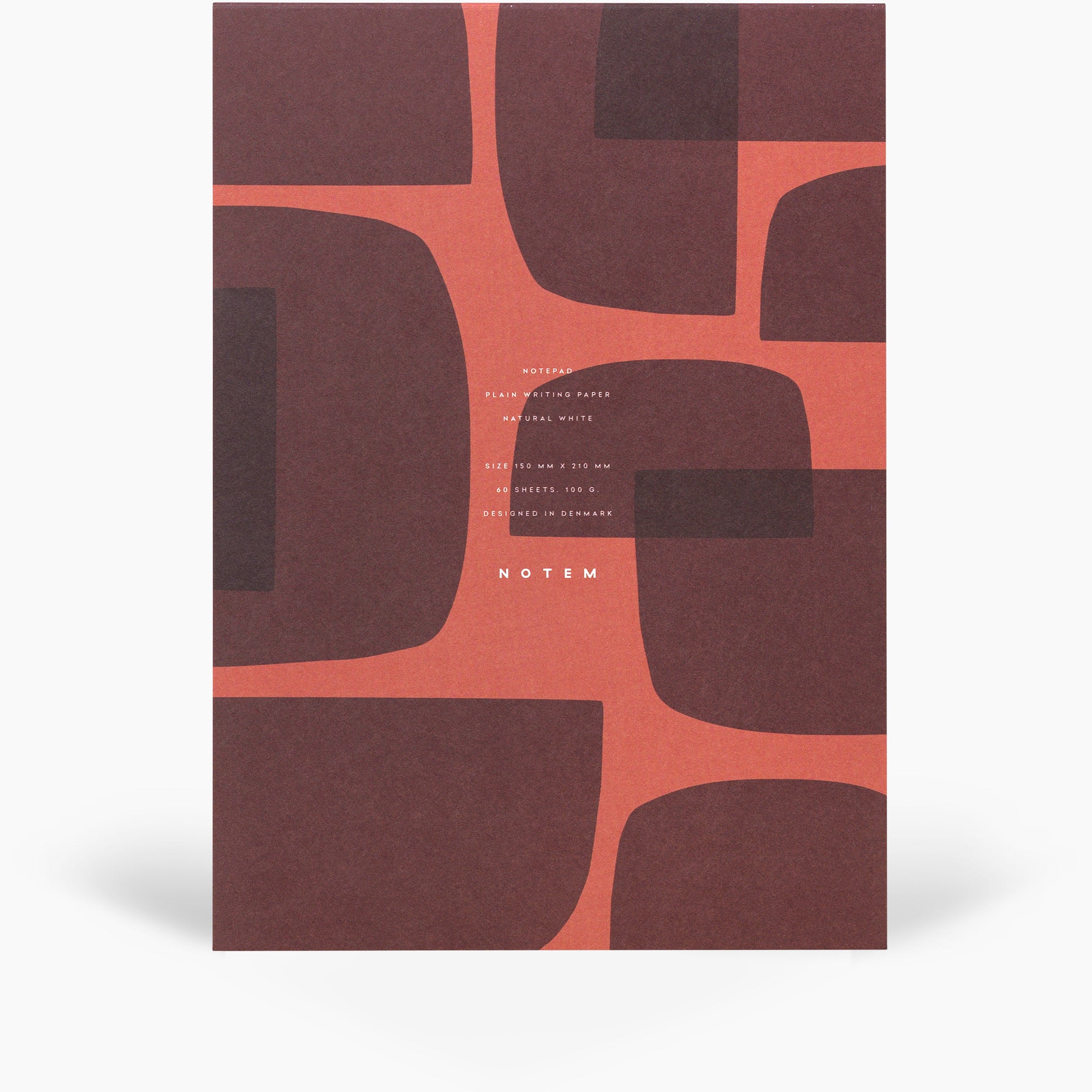 Notem Jo Notepad Red Shapes Cover