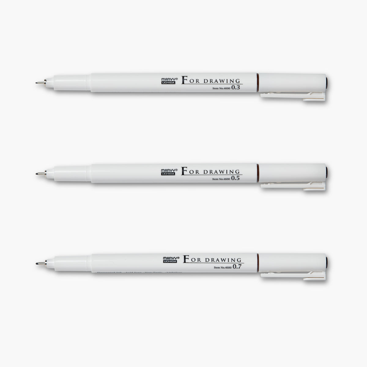 Buy Drawing Pens Brown - Set of 3 at NOTEM studio for only 80,00 kr