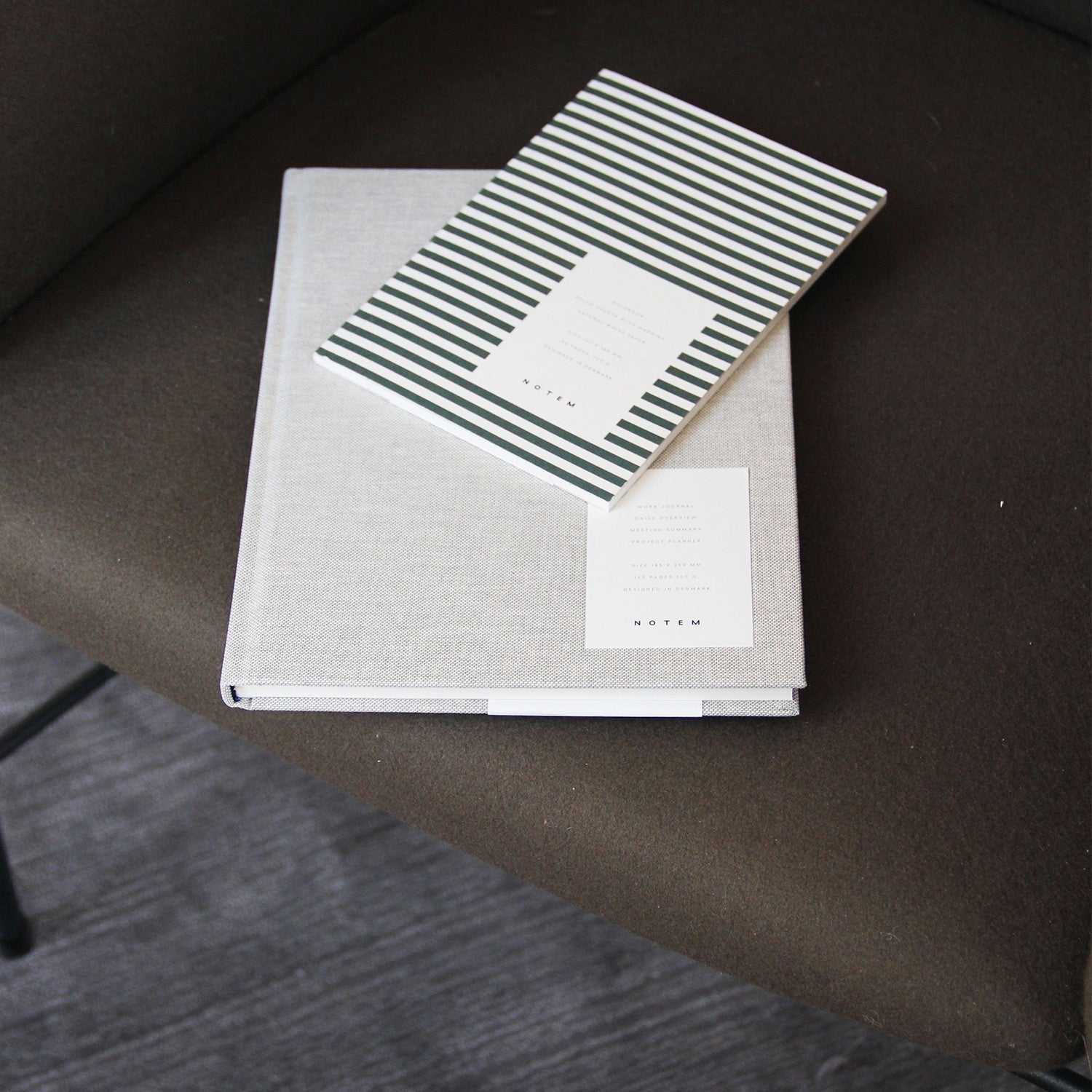 Notem Even Work Journal Light Gray Styled
