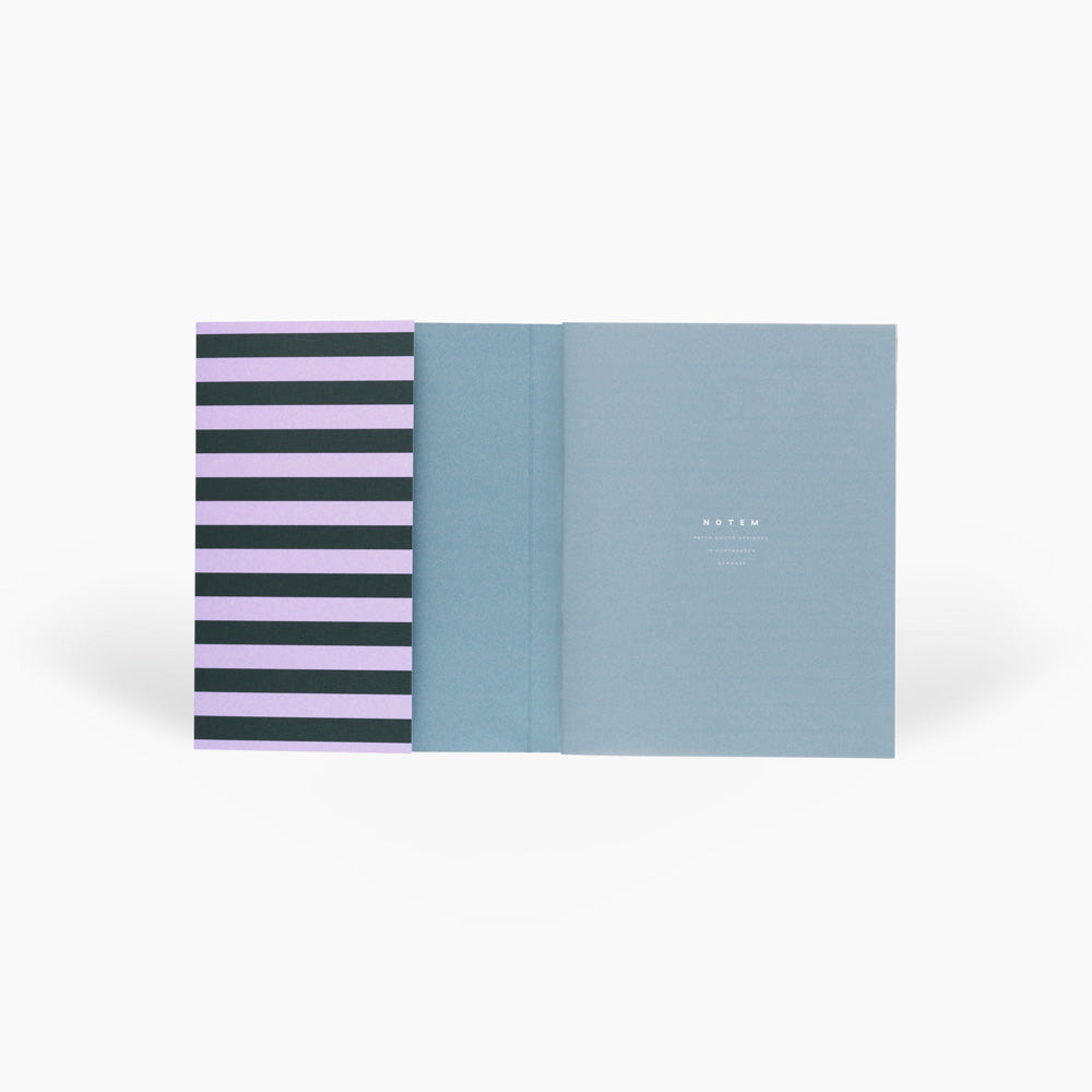 Notem Uma Weekly Planner Medium Rose and green Interior